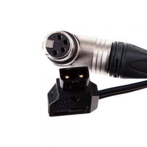 EQC D-Tap zu XLR4F-Netzkabel, 20 cm, für kompakte On-Board-Stromversorgung am Rig.