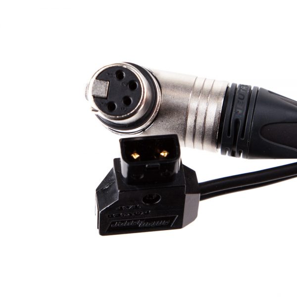 EQC D-Tap zu XLR4F-Netzkabel, 20 cm, für kompakte On-Board-Stromversorgung am Rig.
