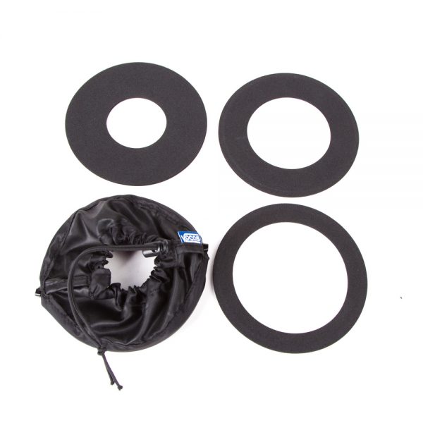 Vocas MB-255 Zubehör: flexibles Donut-Set aus drei Schaumstoffringen für die Clamp-on-Montage.