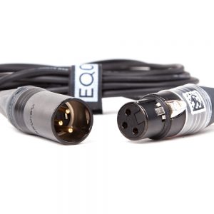 Hochflexibles Mikrofonkabel mit XLR3-Stecker auf XLR3-Buchse, Kabellänge 10 m, für größere Distanzen.