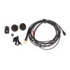 Winziges omnidirektionales Ansteckmikrofon mit MicroDot-Anschluss, inklusive Windschutz, Klemmen und Wechselgittern. DPA 4061 d:screet MicroDot Ansteckmikrofon in Schwarz, feuchtigkeitsbeständig mit 144 dB Schalldruck.