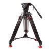 Cine-Stativsystem mit Fluidkopf auf 100-mm-Schale für anspruchsvolle Film- und Doku-Arbeit mit schweren Kamerakonfigurationen. Das Sachtler Cine 7+7 HD 100mm Stativsystem kombiniert einen Fluidkopf mit 100-mm-Schale für schwere Kamerakonfigurationen.