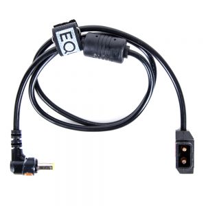 EQC D-Tap zu Barrel-Netzkabel, 80 cm, mit 5,5-mm-Hohlstecker und innenliegendem Pluspol.