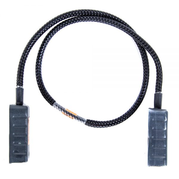 EQC D-Tap-Kabel mit beidseitiger D-Tap-Buchse und 50 cm Länge zum Koppeln zweier Kabelenden.