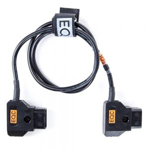 EQC D-Tap-Kabel mit zwei D-Tap-Steckern (P-Tap) und 70 cm Länge für V-Mount-Akkus.