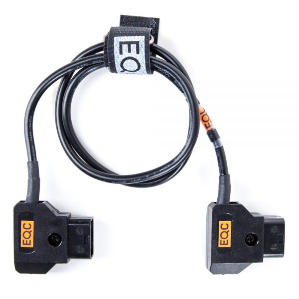 EQC D-Tap-Kabel mit zwei D-Tap-Steckern (P-Tap) und 70 cm Länge für V-Mount-Akkus.