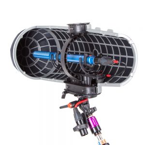 Schoeps SuperCMIT 2U Digital-Richtrohrmikrofon im Rycote Cyclone mit Diffusschall-Reduktion bis 15 dB.