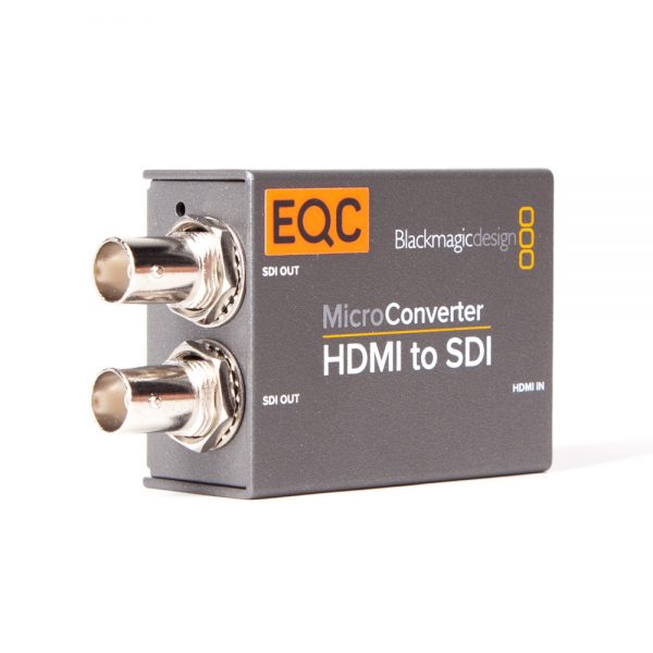 Blackmagic Design HDMI-auf-SDI Micro Converter verbindet Consumer-Kameras oder Rechner über lange, robuste SDI-Leitungen.