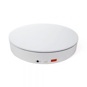 AsiaBK motorisierter Drehteller 60 cm Durchmesser Weiß, größere Ausführung für schwerere Produkte.