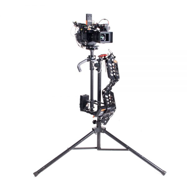 Easy Steady Steadycam System ist eine körpergetragene Kamerastütze aus Weste, iso-elastischem Arm und ausbalanciertem Sled.
