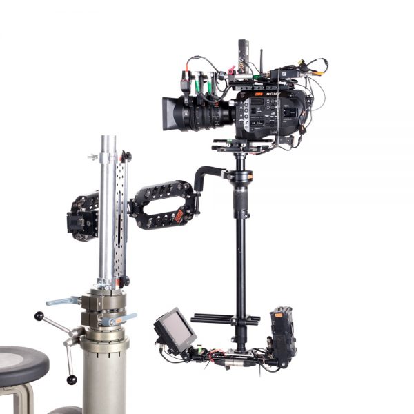 Easy Steady Steadycam System ist eine körpergetragene Kamerastütze aus Weste, iso-elastischem Arm und ausbalanciertem Sled.