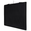 Floppy 120 x 120 cm mit schwarzem Stoff und Stiftaufnahme für Grip-Kopf oder C-Stand.