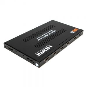 FoxUn 4 > 1 HDMI-Multiviewer für die gleichzeitige Anzeige von vier Signalen auf einem Bildschirm.