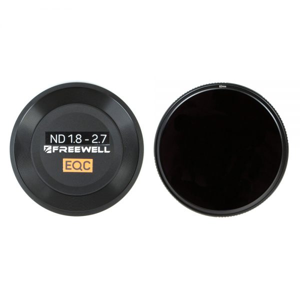 Der Freewell Vari-ND-Filter mit 82mm Gewinde deckt den Dichtebereich ND1.8 bis ND2.7 stufenlos ab.