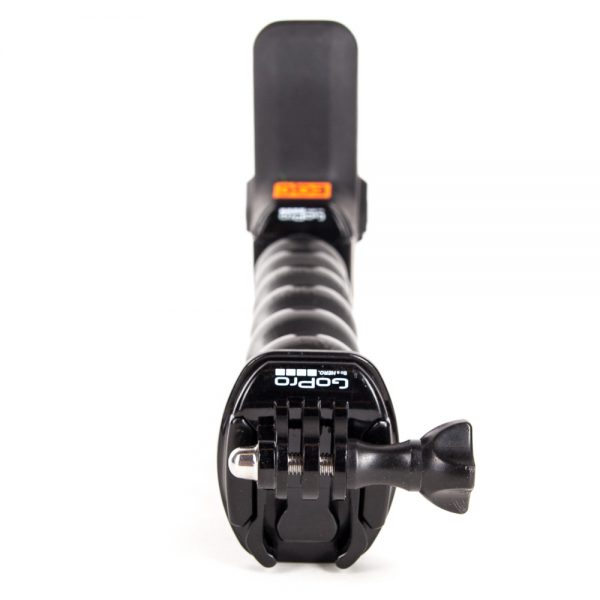 GoPro Jaws Flex Klemme mit beweglichem Schwanenhals und Klemmbacken für Rods und Kanten.