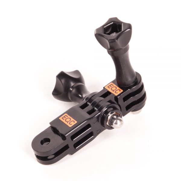 GoPro System 3-fach Pivot Arm verbindet zwei Gelenksegmente zur flexiblen Winkelverstellung der Kamera.