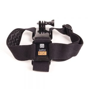 GoPro System Kopfgurt trägt die Kamera freihändig am Kopf oder über einer Mütze für die Ich-Perspektive.