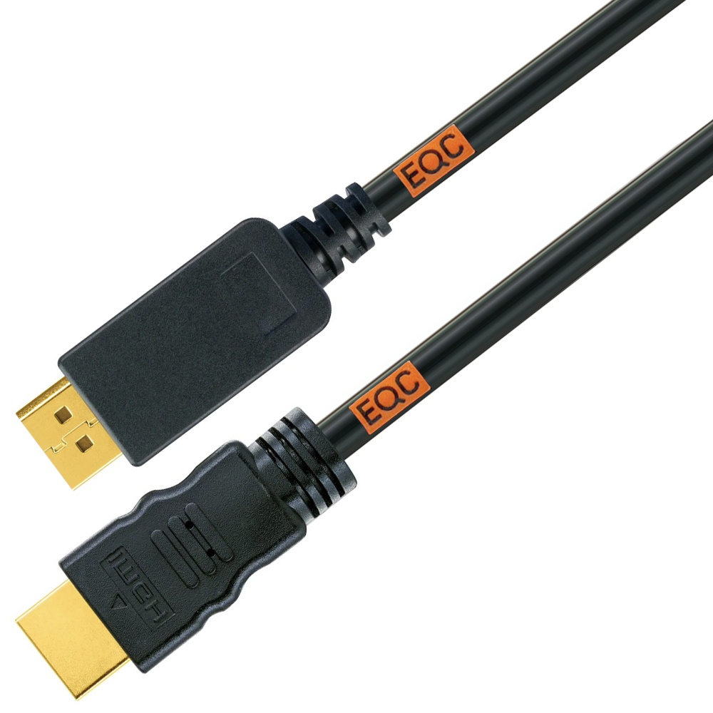 HDMI-Kabel (Typ A auf Typ A) mit 2 m Länge überträgt Video- und Audiosignal zum Monitor.