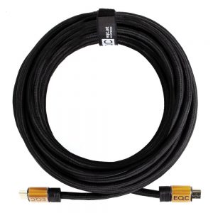 HDMI-Kabel (Typ A auf Typ A) mit 3 m Länge überträgt Video- und Audiosignal zum Monitor.
