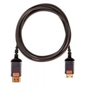 HDMI-auf-Mini-HDMI-Kabel mit 1,3 m Länge ist ultradünn und flexibel für enge Rigs.