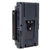 Macht aus einer V-Mount-Akkuplatte mehrere geregelte 12-Volt-Ausgänge über Hirose- und D-Tap-Anschlüsse für Kamera und Zubehör. Hawk-Woods VL-CA4X V-Mount-Stromadapter versorgt Kamera und Zubehör über vier Hirose- und einen D-Tap-Ausgang.