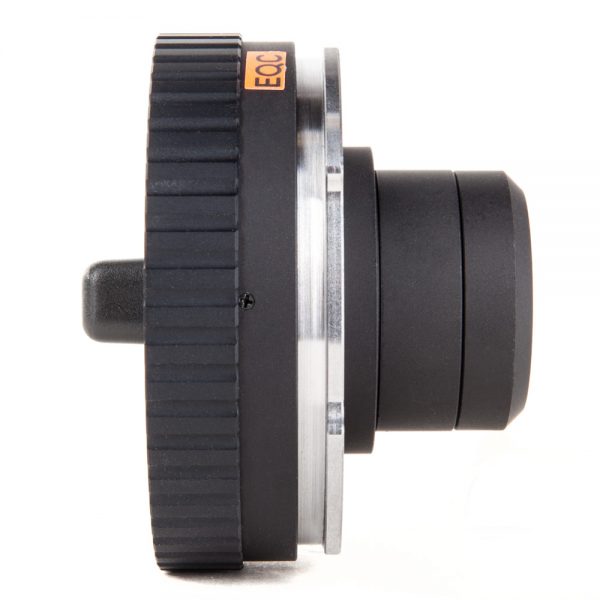 IBE Optics HDx1.4 B4 > UMS/PL Objektivadapter, Seitenansicht mit sichtbarer Optik.