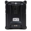 Stapelbarer V-Mount-Akku mit 143 Wattstunden für digitale Cine-Kameras wie ARRI ALEXA Mini oder RED Monstro; zwei D-Tap- und ein USB-Ausgang versorgen Zubehör. IDX IPL-150 stapelbarer V-Mount-Lithium-Ionen-Akku mit 143 Wattstunden und PowerLink.