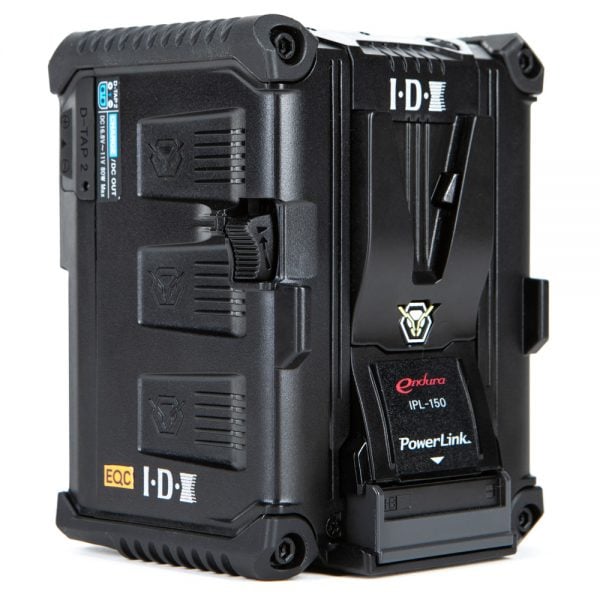 IDX IPL-150 stapelbarer V-Mount-Lithium-Ionen-Akku mit 143 Wattstunden und PowerLink.