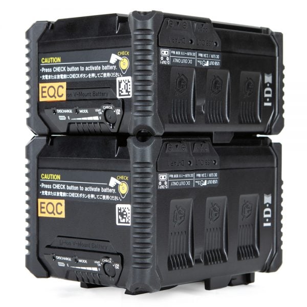 IDX IPL-150 stapelbarer V-Mount-Lithium-Ionen-Akku mit 143 Wattstunden und PowerLink.
