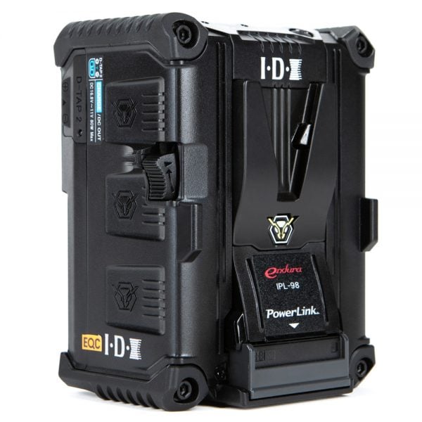 IDX IPL-98 stapelbarer V-Mount-Lithium-Ionen-Akku mit 96 Wattstunden und PowerLink.