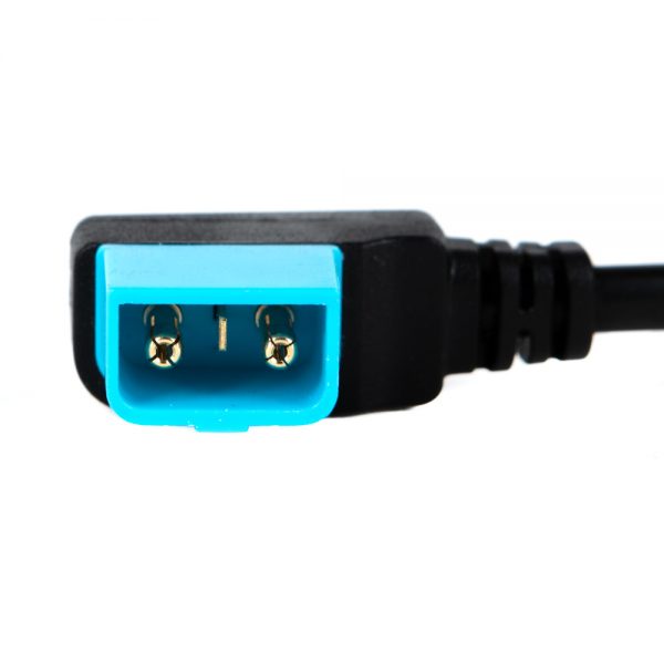 IDX VL-DT1 Akkuladegerät mit D-Tap-Advanced-Anschluss, dank Dreipin-Design für kontrollierte Akkuladung.