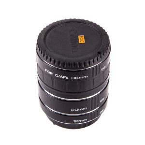 Kenko Makro-Zwischenring-Set für Canon EF erhöht den Abbildungsmaßstab vorhandener Objektive ohne eigene Optik.