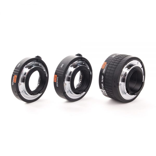 Kenko Makro-Zwischenring-Set für Nikon F erhöht den Abbildungsmaßstab vorhandener Objektive ohne eigene Optik.