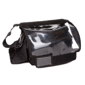 Kortwich Tasche für SD 633 Standard, maßgefertigte Recordertasche mit transparenter Sichtklappe.