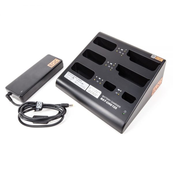 LaON BAT-CHG 125 Akku-Ladegerät im Set mit externem Netzteil und Anschlusskabel für BP150.