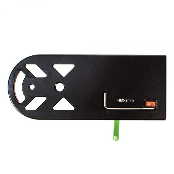 LanParte MVLP-01 Adapterplatte mit beiliegendem 2-mm-Inbusschlüssel zur Montage.
