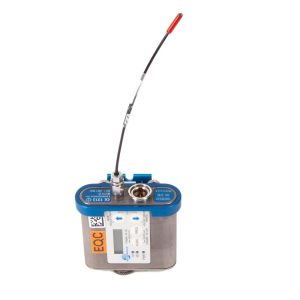 Lectrosonics SMDB Taschensender mit LCD-Display, Antenne und robustem Metallgehäuse.
