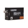 Bindet Consumer-HDMI-Quellen über robuste SDI-Leitungen an; im Set ist ein Netzteil enthalten. Liqoo Signalwandler von HDMI auf SDI mit einer Bandbreite bis 3G und eingebetteter Tonübertragung.
