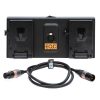 Breite, weiche Lichtquelle mit Vollspektrum-Farbmischung, Effektmodi und DMX-/Bluetooth-Fernsteuerung. Litepanels Gemini 2x1 RGB LED Soft Panel mit RGBWW-Farbmischung und CRI 97 bei Tageslicht.