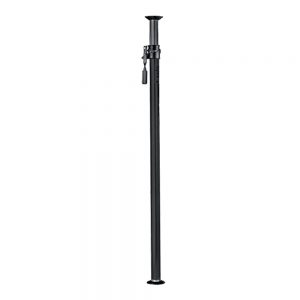 Manfrotto 032B Autopole Polecat Schwarz spannt sich von 210 bis 370 Zentimeter zwischen Boden und Decke.