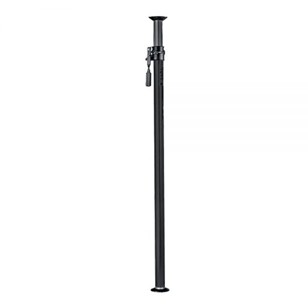 Manfrotto 032B Autopole Polecat Schwarz spannt sich von 210 bis 370 Zentimeter zwischen Boden und Decke.