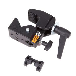 Manfrotto 035 Super Clamp aus Gusslegierung klemmt Rohre und Kanten von 1,3 bis 5,3 Zentimeter.