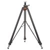 Die integrierte Mittelspinne sorgt für zusätzliche Verwindungssteifigkeit bei schweren Aufbauten. Manfrotto 058B Triaut Stativ erreicht eine maximale Arbeitshöhe von 216,9 Zentimeter.