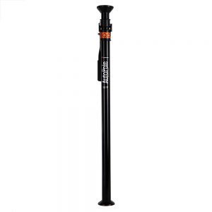 Manfrotto 077B Autopole schwarz spannt sich von 100 bis 170 Zentimeter zwischen Boden und Decke.