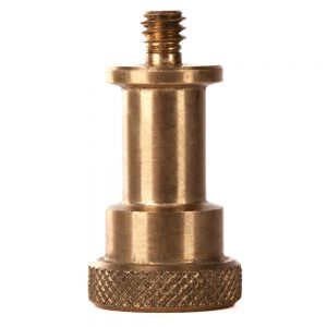 Manfrotto 151 Adapterbolzen aus Messing, reduziert 3/8-Zoll- auf 1/4-Zoll-Gewinde für Foto- und Lichtzubehör.