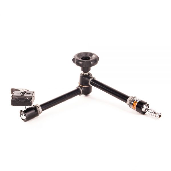 Manfrotto 244RC Magic Arm mit Kugelgelenk und 200PL-Schnellwechselplatte für Monitore oder Leuchten.