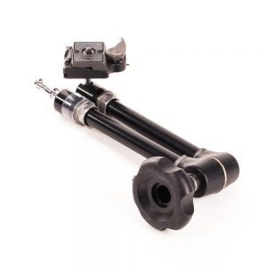 Manfrotto 244RC Magic Arm mit zentralem Drehknopf und Schnellwechselplatte, Traglast 3 kg.
