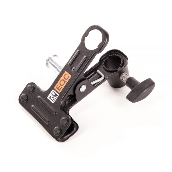 Manfrotto 275 Mini Federklemme aus Aluminium mit 5/8-Zoll-Buchse, klemmt Rundrohre von 5 bis 35 mm.