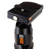Kombination aus Kugelkopf mit RC4-Schnellwechsel und Einbeinstativ für mobile, schnelle Abstützung schwerer Kameras. Manfrotto 468MGRC4 Kugelkopf mit 410PL-Schnellwechselplatte und eingebauter Wasserwaage.