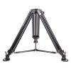Video-Stativbeine aus Aluminium mit 75-mm-Halbschale, Mittelspinne und Spikes mit Gummifüßen für Set-Böden. Manfrotto 546B Pro-Video-Stativ aus Aluminium mit 75-mm-Halbschale und stabiler Mittelspinne.